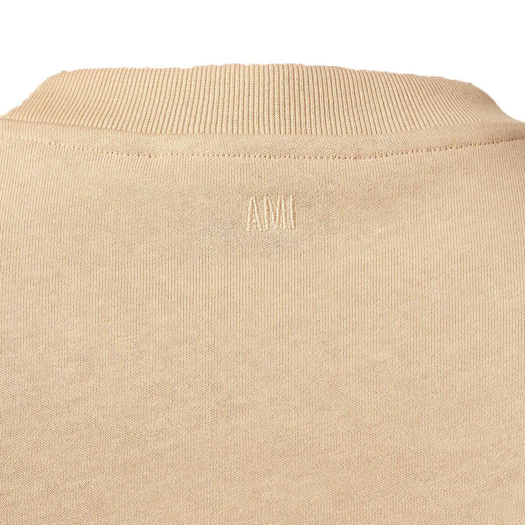 [Ami Paris] De Coeur Cotton T Shirt in Ginger Tonal - Image 3