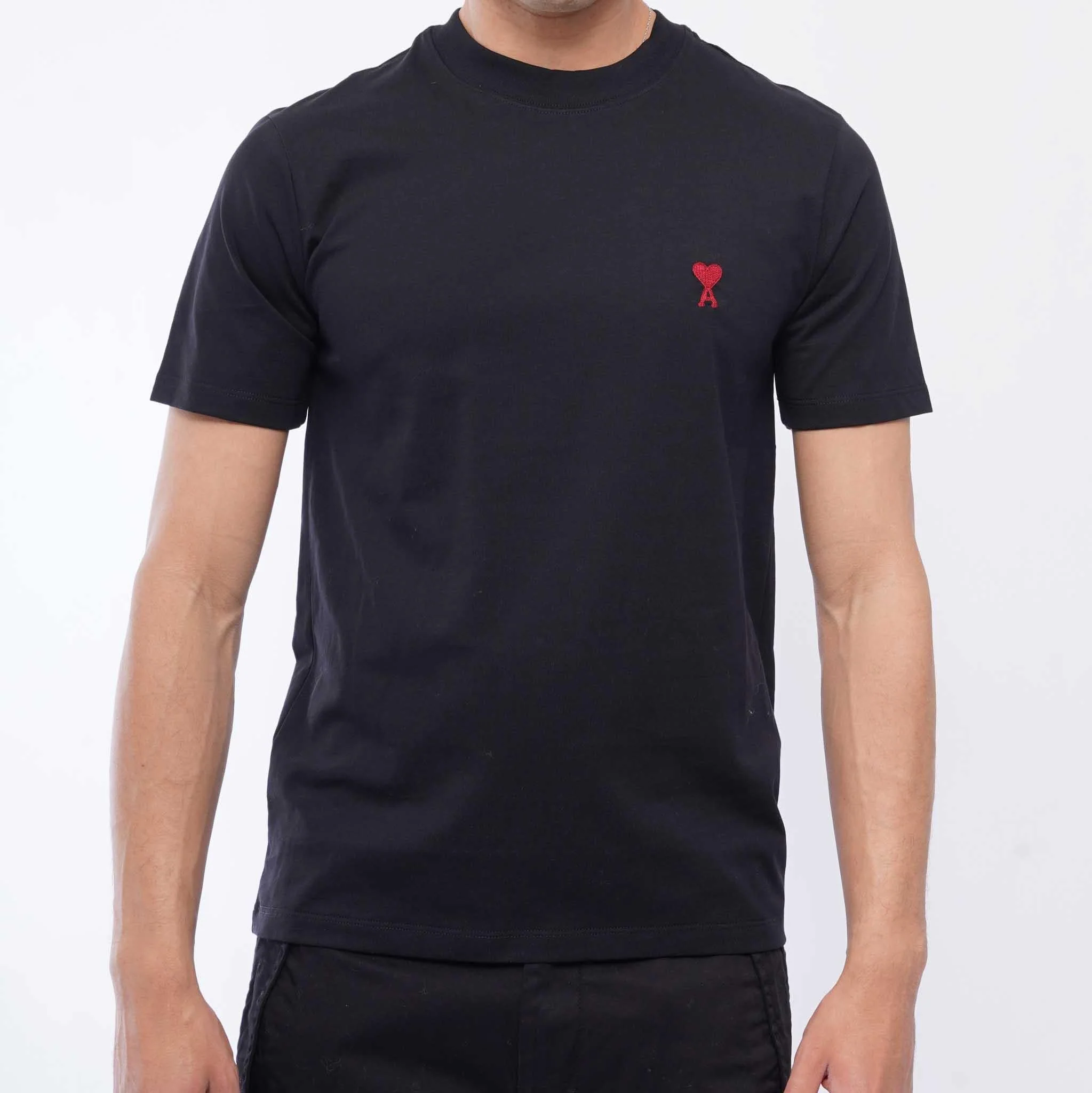 [Ami Paris] Red Heart Organic Cotton Classic Fit T-Shirt - Image 5