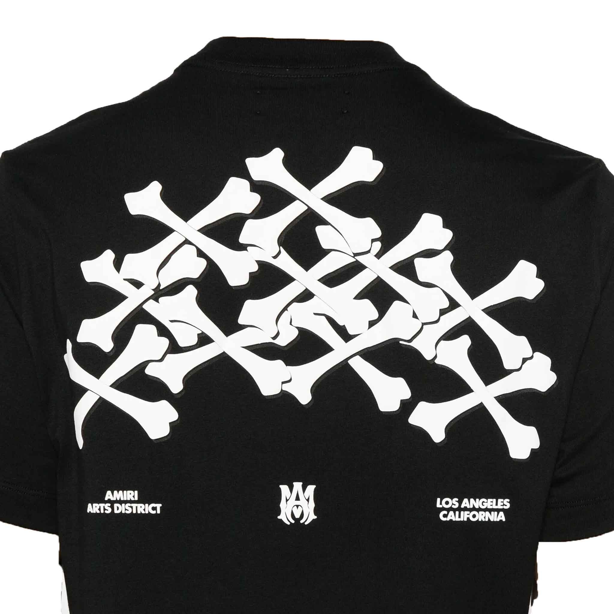 [Amiri] Bones Stacked T-Shirt in Black - Image 3