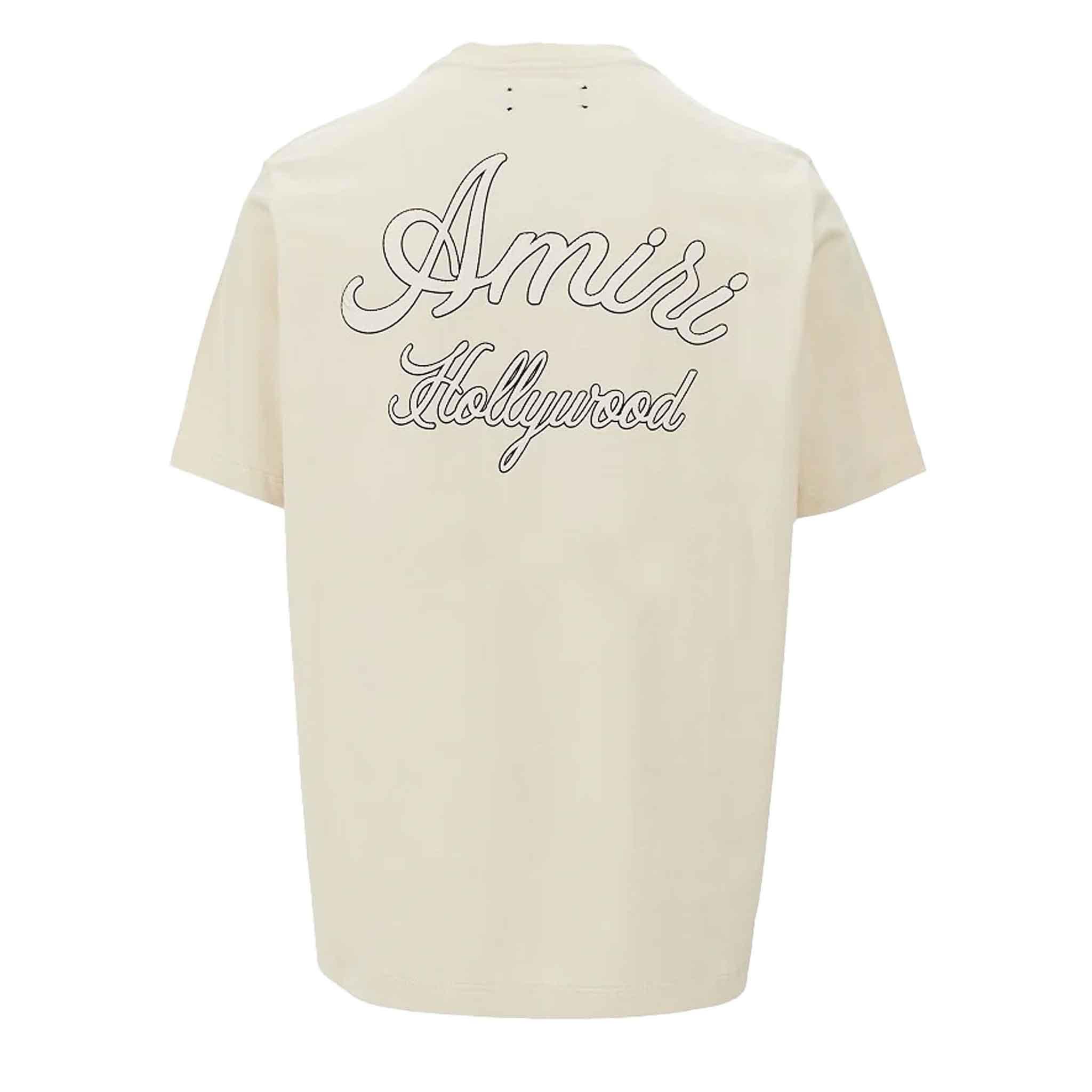 [Amiri] Hollywood T-Shirt in Alabaster - Image 2