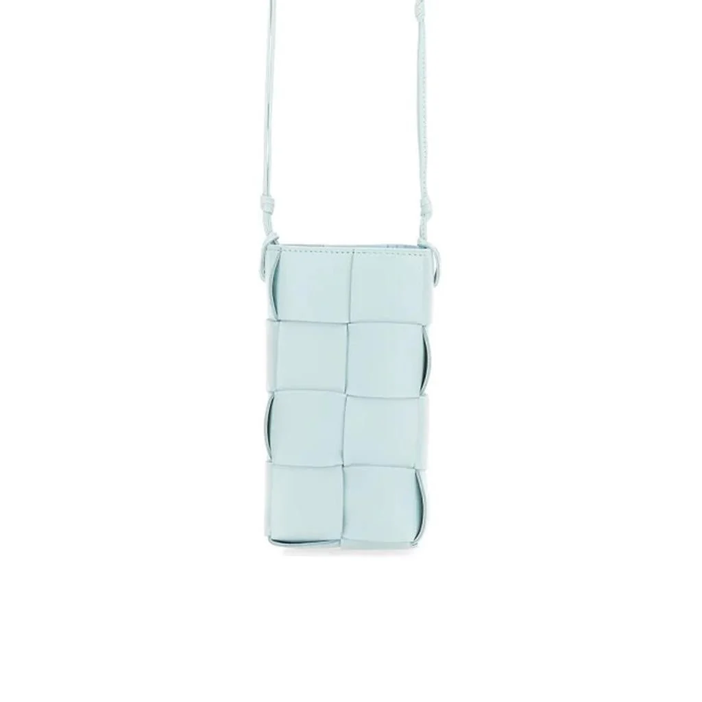 [Bottega Veneta] Intreccio Phone Pouch in Blue - Image 3