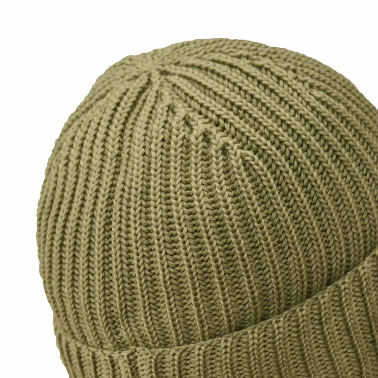[C.P. Company] Extra fine Merino Wool Beanie in Tea Green - Image 3
