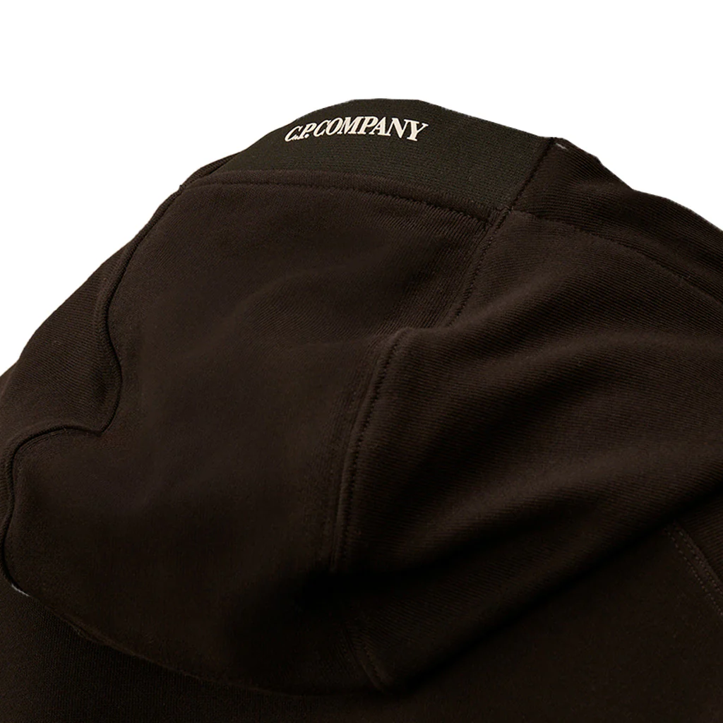 [C.P. Company] Sweatshirts Hooded Open In Diagonal Raised Fleece - Image 7