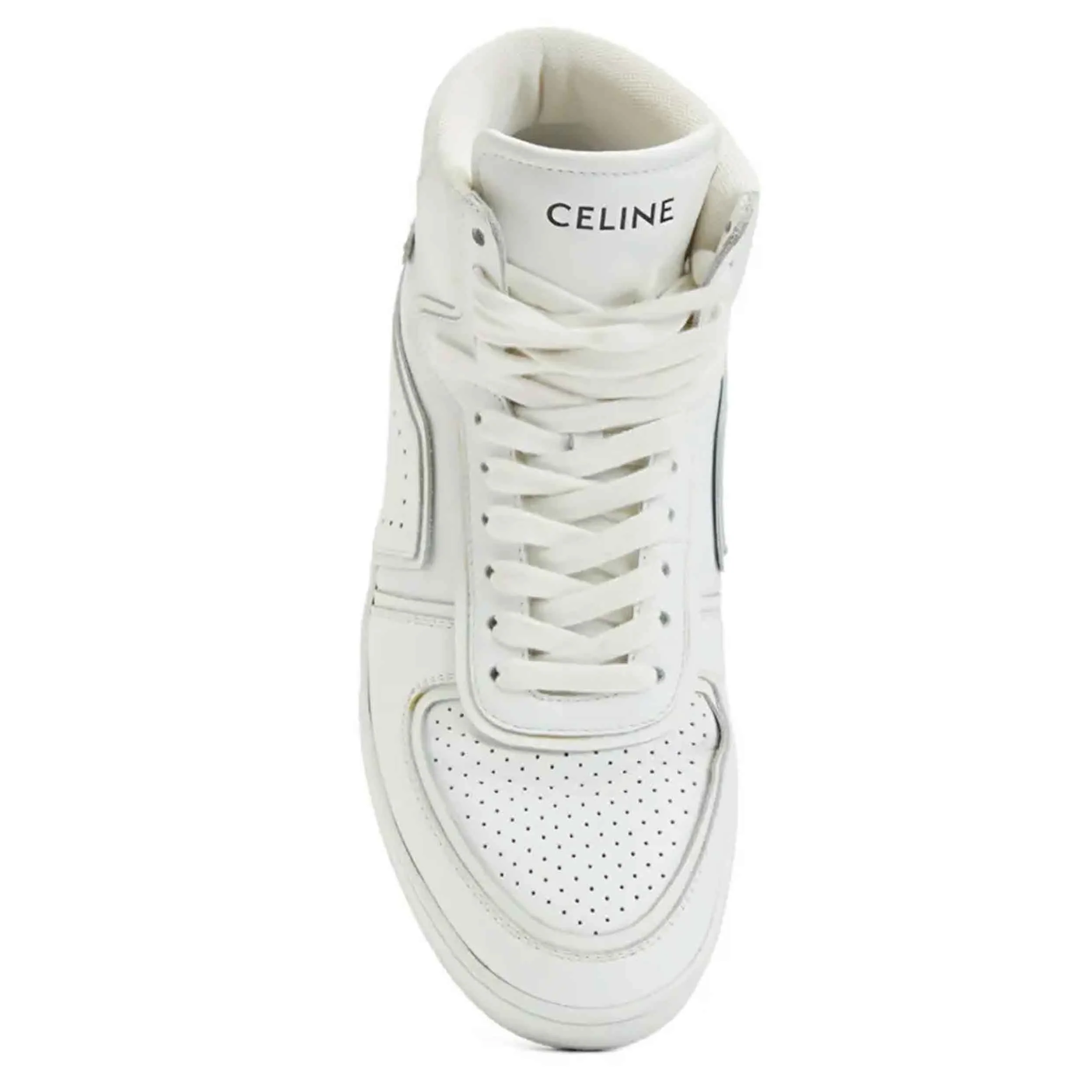 [Celine] "Z" High Top Sneaker in White - Image 4