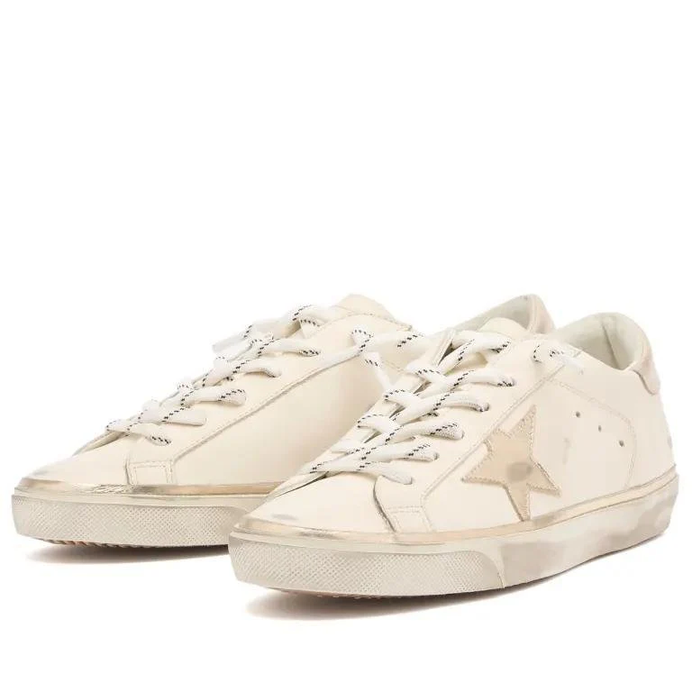 [[Golden Goose]] Super-Star Classic in Optic White/ Platinum - Image 2