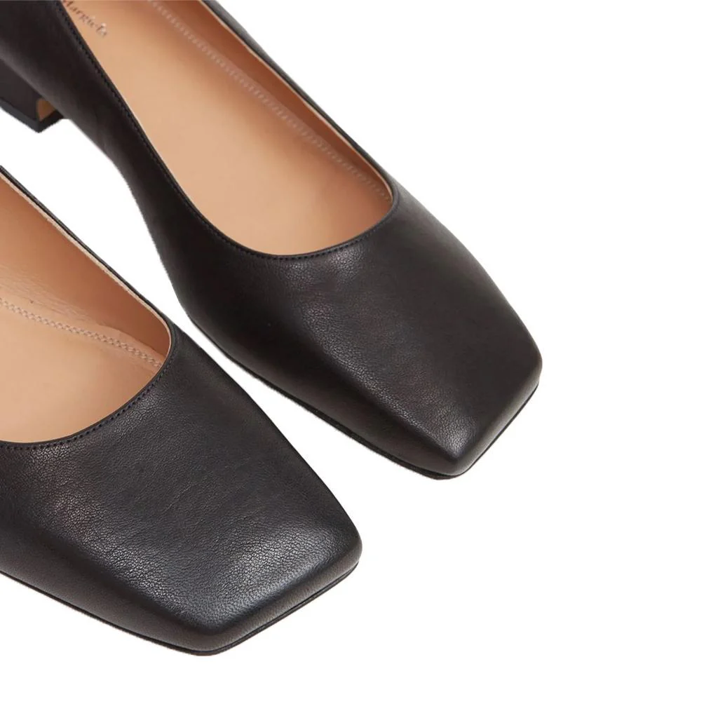 [Maison Margiela] Four Stitch Square Toe Flats - Image 4