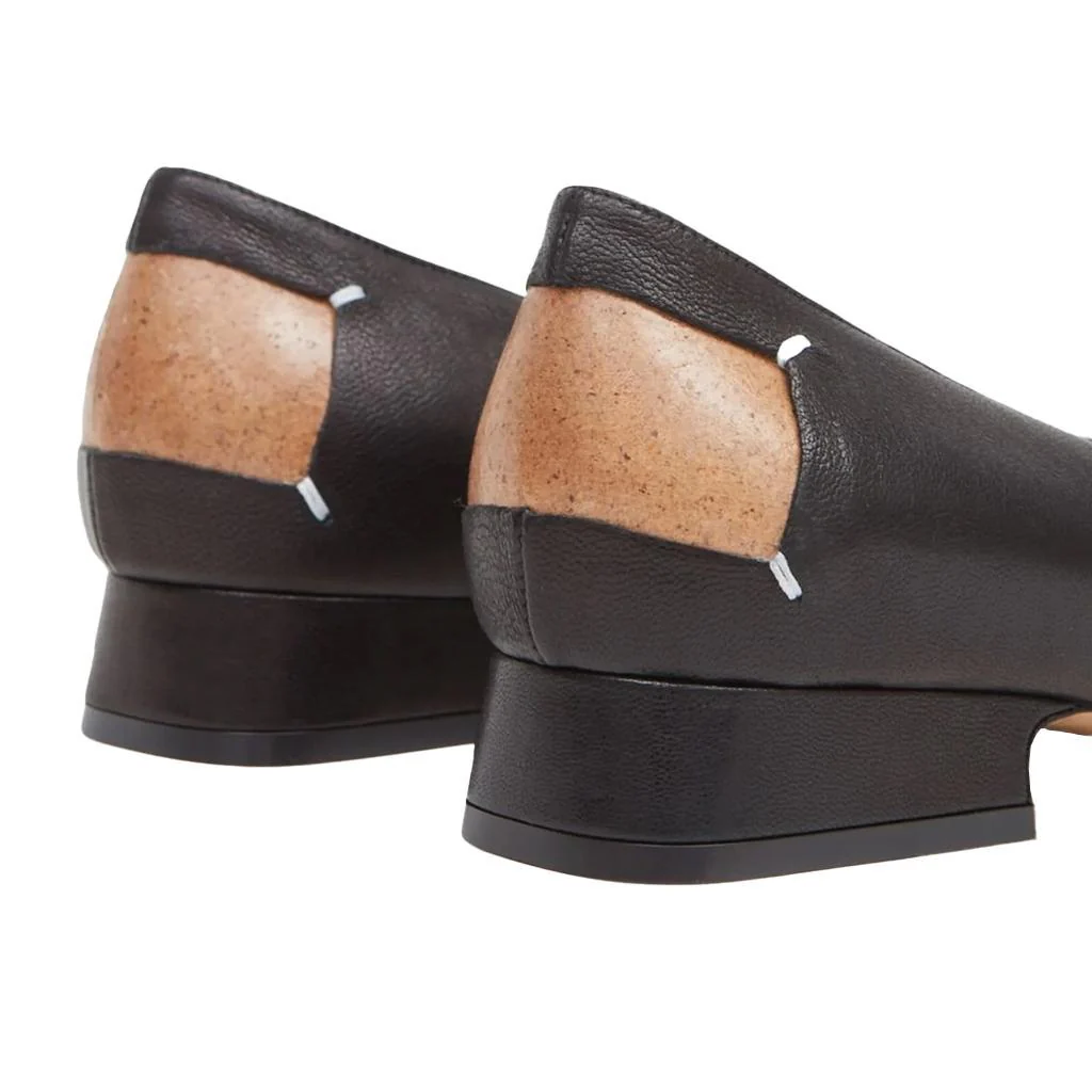 [Maison Margiela] Four Stitch Square Toe Flats - Image 5