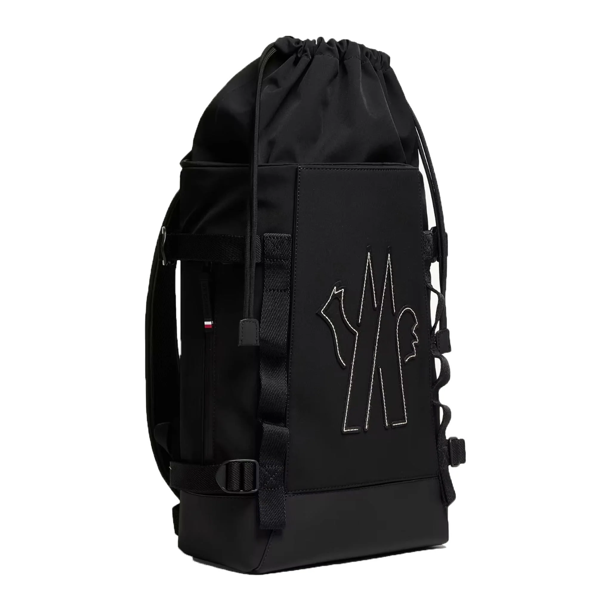 Moncler Grenoble Men's Water-Repellent Logo Backpack in Black - Image 4