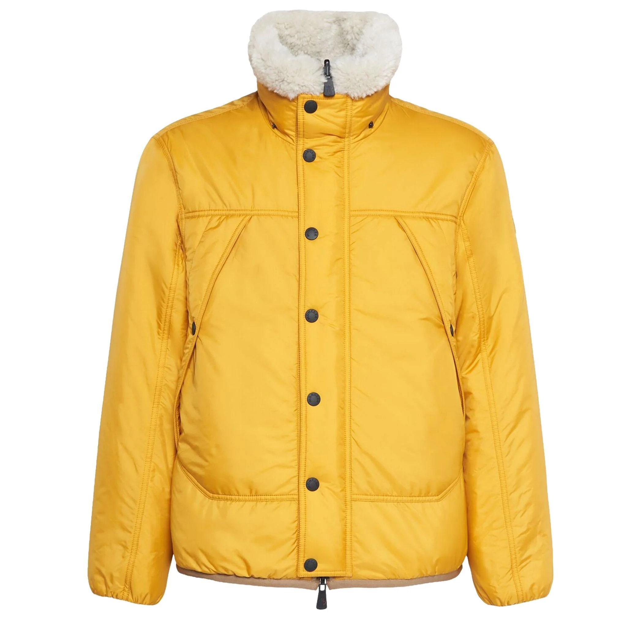 Moncler Grenoble Men's Wengi Nylon Down Reversible Jacket in Yellow - Image 6