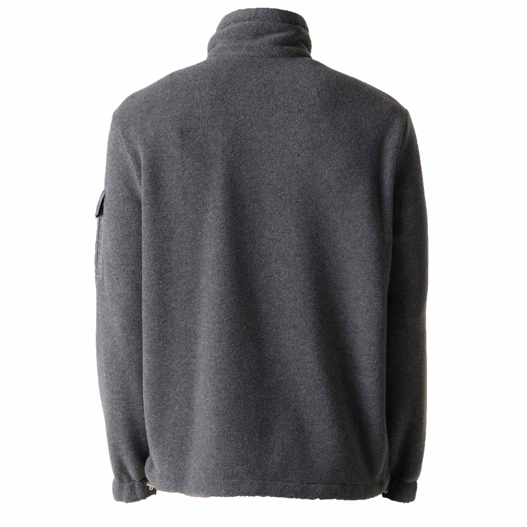 Moncler Men's Full Zip Fleece in Grey - Image 2