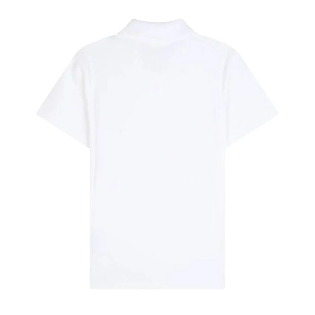 Moncler Women's Heart Logo Patch Polo in White - Image 2