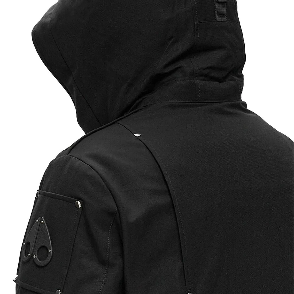 Moose Knuckles Saint-Ulric Parka 2 in Black/ Black Shearling - Image 3