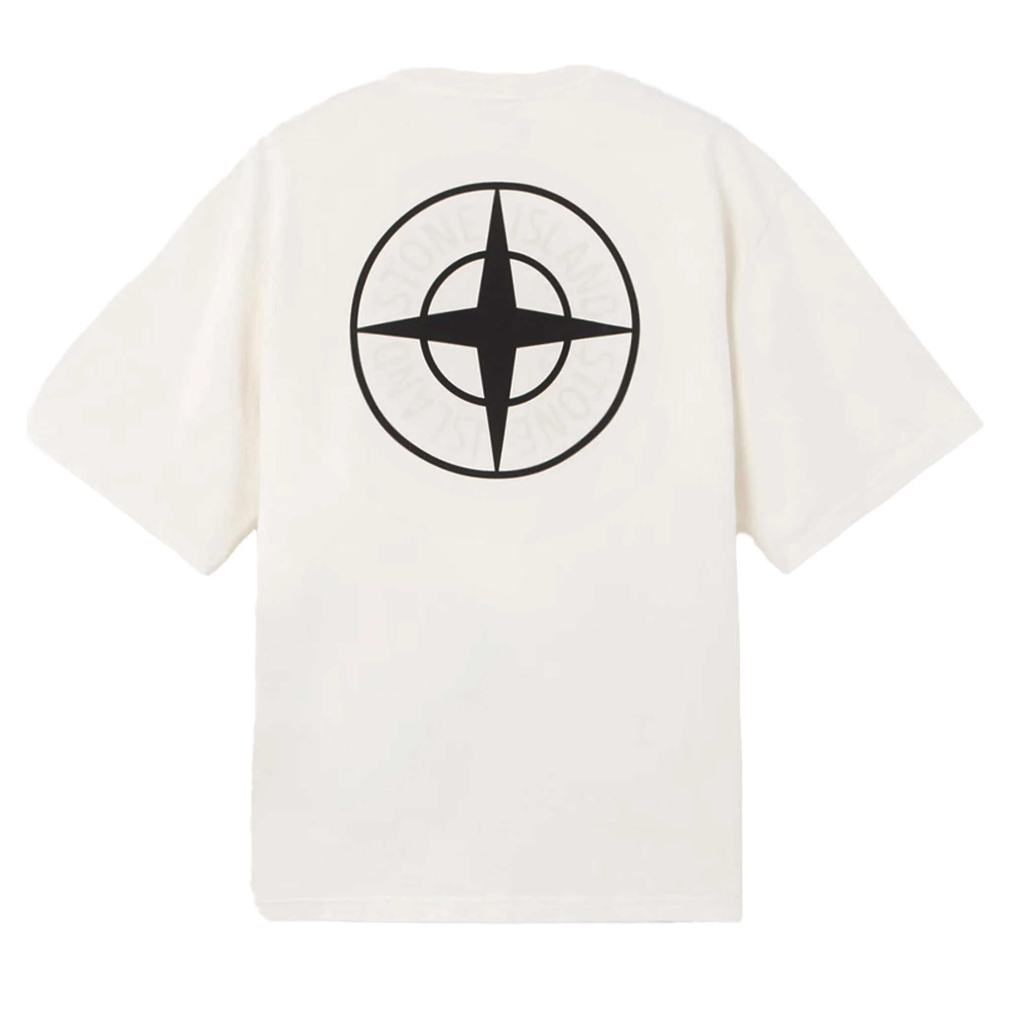 [Stone Island] Combed Organic Cotton T-Shirt in Ivory - Image 2