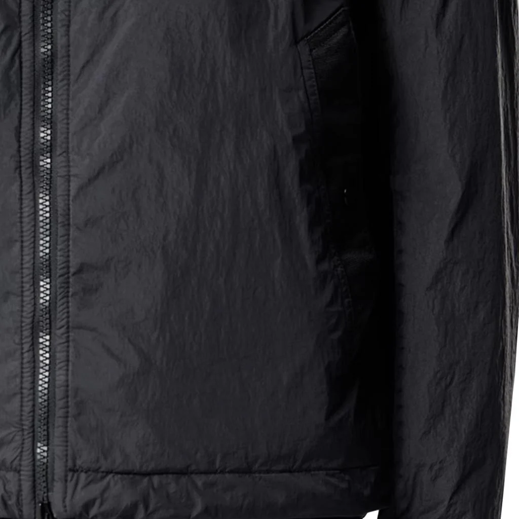 [Stone Island] Garment Dyed Crinkle Reps Ny Recycled Nylon Hooded Jacket - Image 4