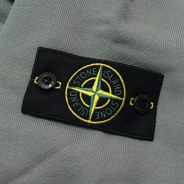 [Stone Island] Heavy Cotton Crewneck Sweatshirt in Cement - Image 2