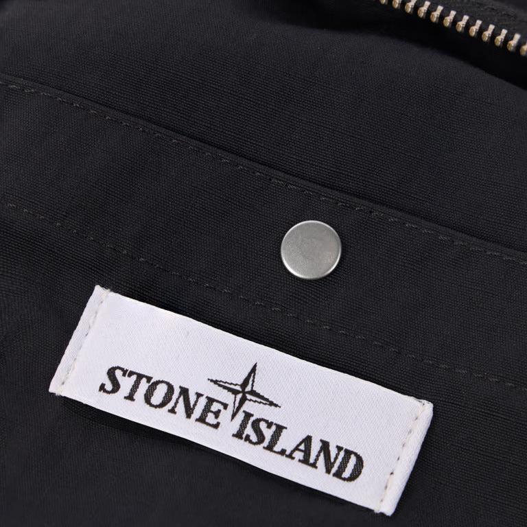 [Stone Island] Nylon Metal Pouch Bag in Black - Image 3