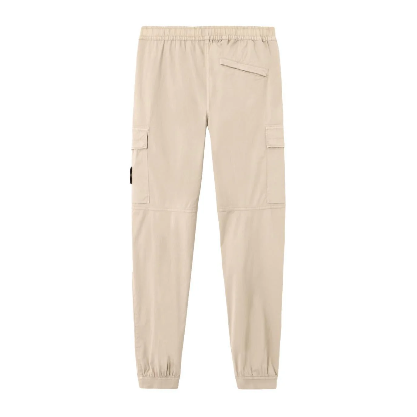 [Stone Island] Supima Cotton Cargo Trousers with Elasticated Cuffs in Dessert - Image 2