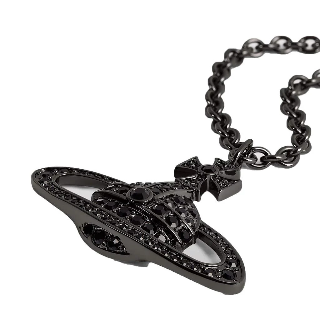 [Vivienne Westwood] Man. Bas Relief Pendant in Ruthenium Jet - Image 3